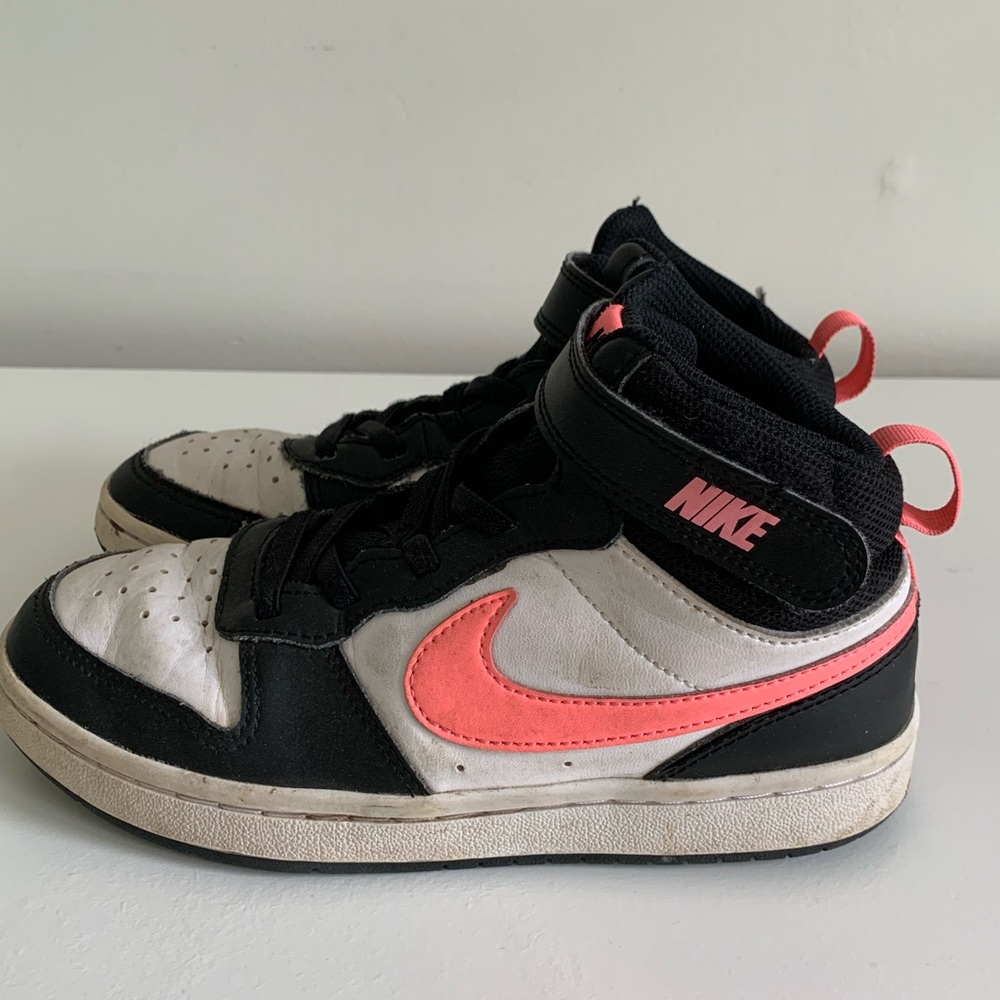 Nike Sneakers Kids 1.5Y Black Pink High Tops